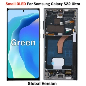 Conjunto de pantalla OLED marco verde para Samsung Galaxy S22 Ultra 5G S908B/E - Imagen 1 de 9