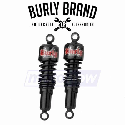 Burly Brand Slammer Shocks for 2004-2006 Harley Davidson FXDLI Dyna Low gn - Image 1 of 4