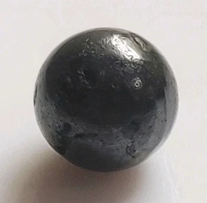 Diamante Suelto Natural 2.89 CT Negro-Gris Redondo Forma de Bola Diamante Pulido Plano - Imagen 1 de 6