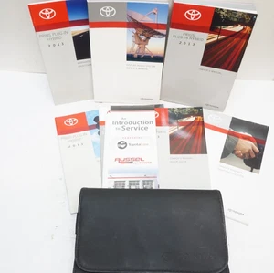 2013 Toyota Prius Plug-in Hybrid Owners Manual Book Set with Case OEM *C838 - Picture 1 of 8