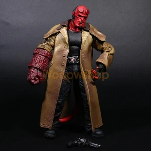 Hellboy Mezco HB 7" Action Figure Smoking Ver. Series 2 Collection No Box - Picture 1 of 8