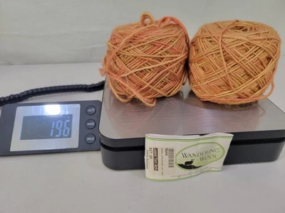 2 Skeins Wandering Wool yarn Opalescent Alpaca Wool Silk OCTOBER MORNING - Image 1 of 4