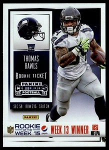 2016 Panini Thomas Rawls Seattle Seahawks #5 - Picture 1 of 2