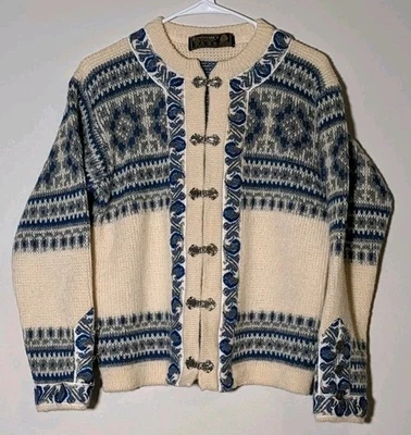 Precioso Nordstrikk Hecho en Noruega Lana Virgen Med(?) Comprobar dimensiones Foto 1 de 4