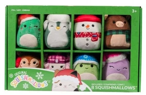 Peluche ornamento Squishmallows 4 pollici confezione da 8 assortiti - Foto 1 di 3