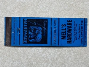 G88 Streichholzschachtelhülle Mell's Hardware Your Neighborhood Wisco Store - Bild 1 von 2