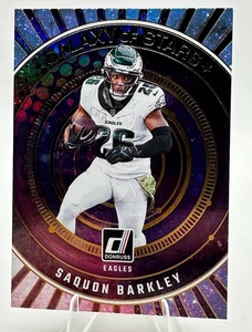 2024 Panini Donruss - Galaxy of Stars Saquon Barkley #GOS-SBA Galactic - Imagen 1 de 2