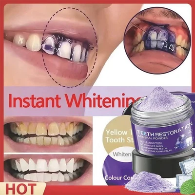 Dental restoration mineral powder, mineral tooth powder, teeth whitening US HOT - Image 1 of 4