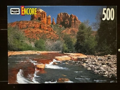 Puzzle RoseArt 500 ПК Encore 1998 Red Rock Crossing Sedona Arizona запечатанный - Изображение 1 из 3