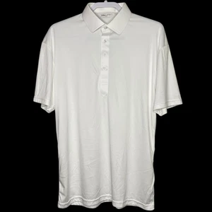 Collars & Co Poloshirt Herren Large weiß Golf Preppy Stretch Kleid Kragen Büro - Bild 1 von 10