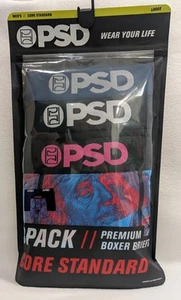 PACK DE 3 CALZONCILLOS BOXER PSD de microfibra suave entrepierna de 7" Benji Glow Drops Benjamin $100 - Imagen 1 de 17