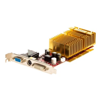 Graphics Card MSI NVIDIA GEFORCE 6200AX 512MB NX6200AX-TD512H AGP - Image 1 of 3