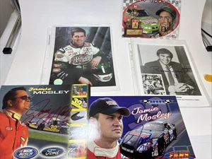 Autograph Batch. Bobby Labonte Two Jamie Mosley Two And A Roman Gabriel For Xtr - Picture 1 of 6
