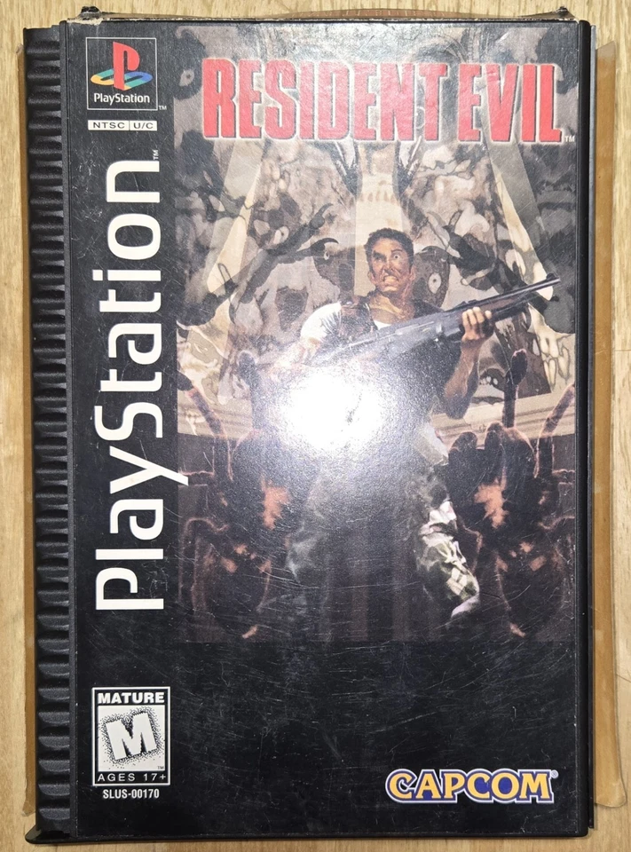 Resident Evil 1 Long Box PlayStation 1 PS1 Complete With Registration Card 1996 - Image 1 of 4