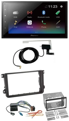 Pioneer DAB MP3 Bluetooth 2DIN USB Autoradio für VW Sharan ab 10 Tiguan ab 07 To - Bild 1 von 4