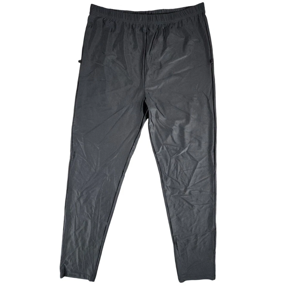 Leggings al tobillo ajustados cintura elástica para mujer talla 3XL negros Foto 1 de 4