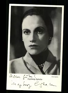 Ingeborg Egholm Autogrammkarte Original Signiert + F 7126 - Bild 1 von 2