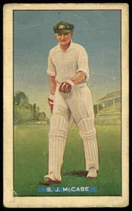 Hoadley Chocolates - 'Test Cricketers' (1938) - S.J. McCabe (New South Wales) - Picture 1 of 2