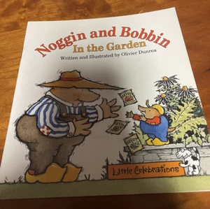 Little Celebrations Noggin and Bobbin In the Garden paperback book #412 - Picture 1 of 3