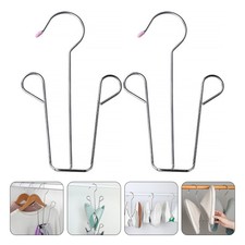 2pcs Stainless Steel Shoes Hanger Drying Rack Multi-Function Shoes Drying Racks