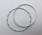 Silver Stacker Bangles One Plain One Patterned