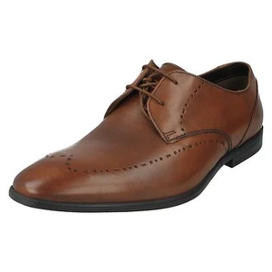 * VENTA * ZAPATOS PARA HOMBRE CLARKS BAMPTON LIMIT BRONCEADOS CON CORDONES - Imagen 1 de 7
