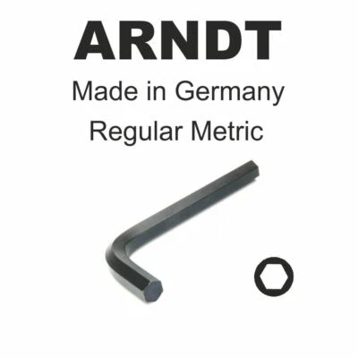 ARNDT Allen Hex Key Hexagonal Keys METRIC REGULAR Allen Key Hex Key GERMANY 911B - Image 1 of 3