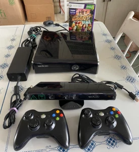 Xbox 360 S Konsole mit Spiel + Controller + Kinect + Adapter SCHÖN! GETESTET + FUNKTIONIERT! - Bild 1 von 24