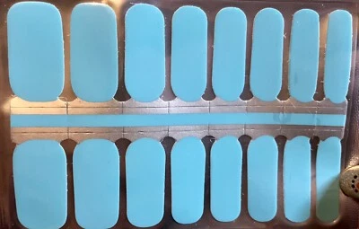 Tiras de esmalte de uñas de color, 16ct. Azul brillante sólido LEER DESCRIPCIÓN ABAJO😁 Foto 1 de 2
