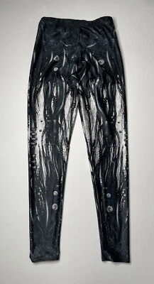 BLACK MILK Griger Alien Cyborg Silky Leggings NWOT Size PM - Image 1 of 4
