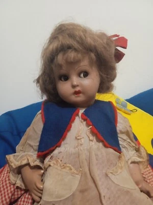 Bambola antica in composizione Alberani ? Bonomi? - Immagine 1 di 4