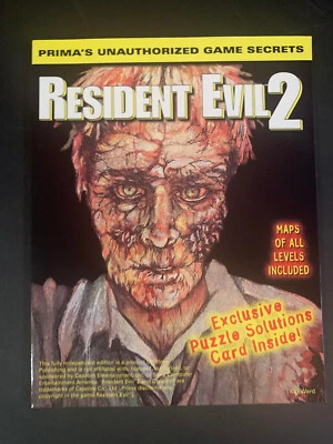 Resident Evil 2 Prima's Unauthorized Game Secrets Strategy Guide NM Condition - Image 1 of 3