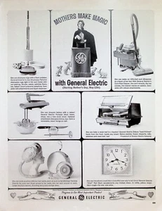 VINTAGE 1960s Print Ad ~ General Electric Products ~ Progress Is Our Most... - Picture 1 of 1