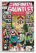 The Infinity Gauntlet #2 Marvel Comics 1991 Thor / She Hulk / 1st Epoch 