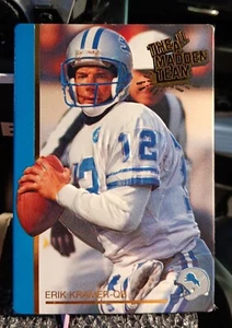 1991 Action Packed #2 Erik Kramer All-Madden Team NFL Football Detroit Lions - Picture 1 of 2