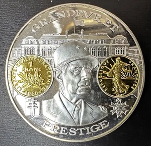 MEDAILLE 2000 ans Histoire monétaire Française - Grandeur et prestige - Imagen 1 de 2