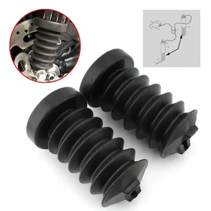 2pcs Rear Shock Boot Gaiter For Honda CB900C CB900 1980-1982 1981 Black Rubber - Foto 1 di 10