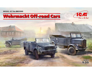 Wehrmacht Off-road Cars (Kfz.1, Horch 108 Typ 40, L1500A) 1:35 ICMDS3503 - icm m