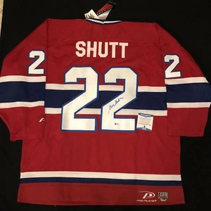 Steve Shutt Signed Montreal Canadiens Pro Player Jersey NWT Size XL Beckett COA - Picture 1 of 3