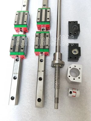 HGR20-2500mm  Linear rail & HGH20CA & RM2005-2500mm Ballscrew&BF15/BK15 Kit - Image 1 of 4