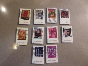 USA Used, 2006 Issue, 39 Cent Quilts of Gee's Bend, (Set of 10) - Picture 1 of 1