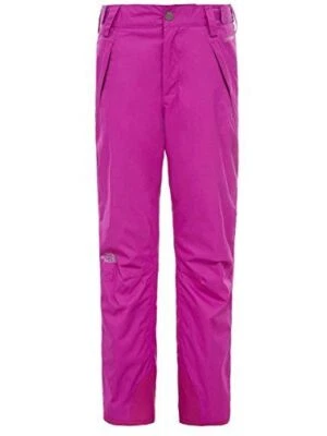 Pantalones de esquí para nieve aislados púrpura magenta The North Face Freedom niñas XL 18 Foto 1 de 2