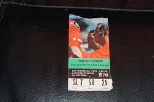 1978 CLEMSON AT GEORGIA COLLEGE FOOTBALL TICKET STUB  DWIGHT CLARK - Picture 1 of 2