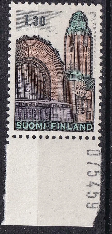 Finland 1971 Helsinki Railway Station 1.30m, MNH sc#469 - Image 1 of 1