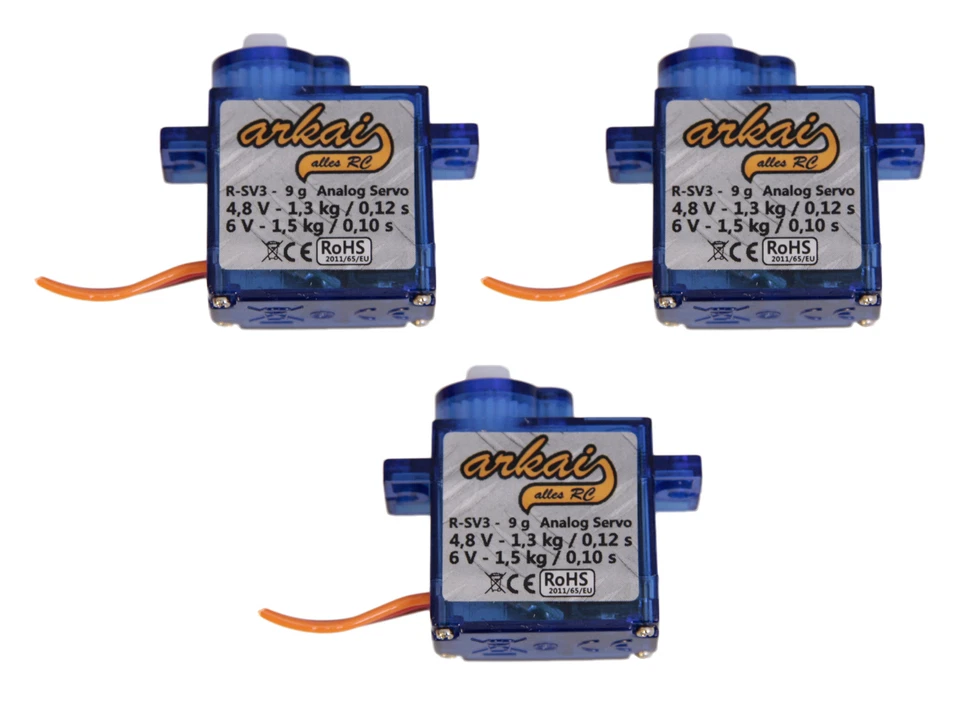 arkai Servo 9 g, 3er Set - Bild 1 von 2