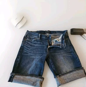 Bermudas vaqueras Lucky Brand The Bermuda para mujer talla 6 puño elástico - Imagen 1 de 12