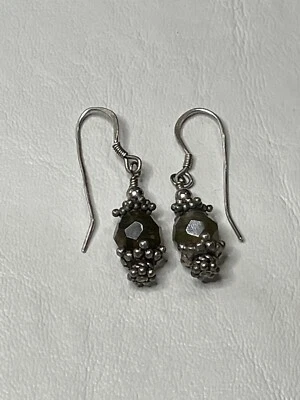 2 PAIR 925 STERLING SILVER LABRADORITE EARRINGS BOHO BALI STYLE SOUTHWEST 2537 Foto 1 de 4