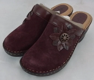 Softspots Lara Burdeos Rojo/Negro 10 Ancho EE. UU. NUEVO EN CAJA Foto 1 de 4