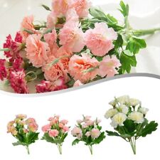 Simulated Carnation Mother's Day Gift 10 Carnation Flowers Home Decoration