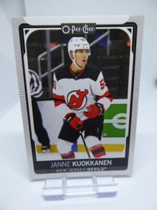 2021-22 O PEE CHEE - NHL - JANNE KUOKKANEN- NEW JERSEY DEVILS - #283